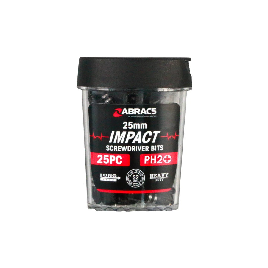 PHILIPS 2  BITS 25MM (ABRACS)  25 PACK