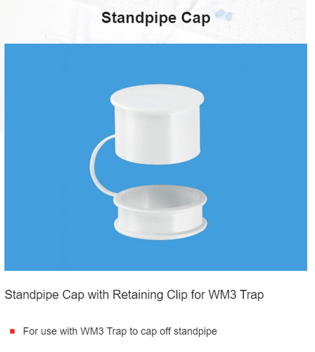 McAlpine WM3-CAP Standpipe Cap