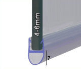 SEAL 4-6MM GLASS SHOWER SEAL 7MM BUBBLE  1MTR