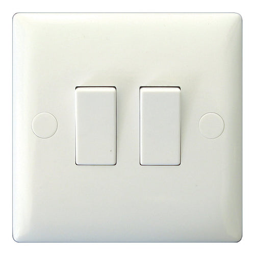 ELECTRICAL SWITCH 2 GANG 10A  2 WAY