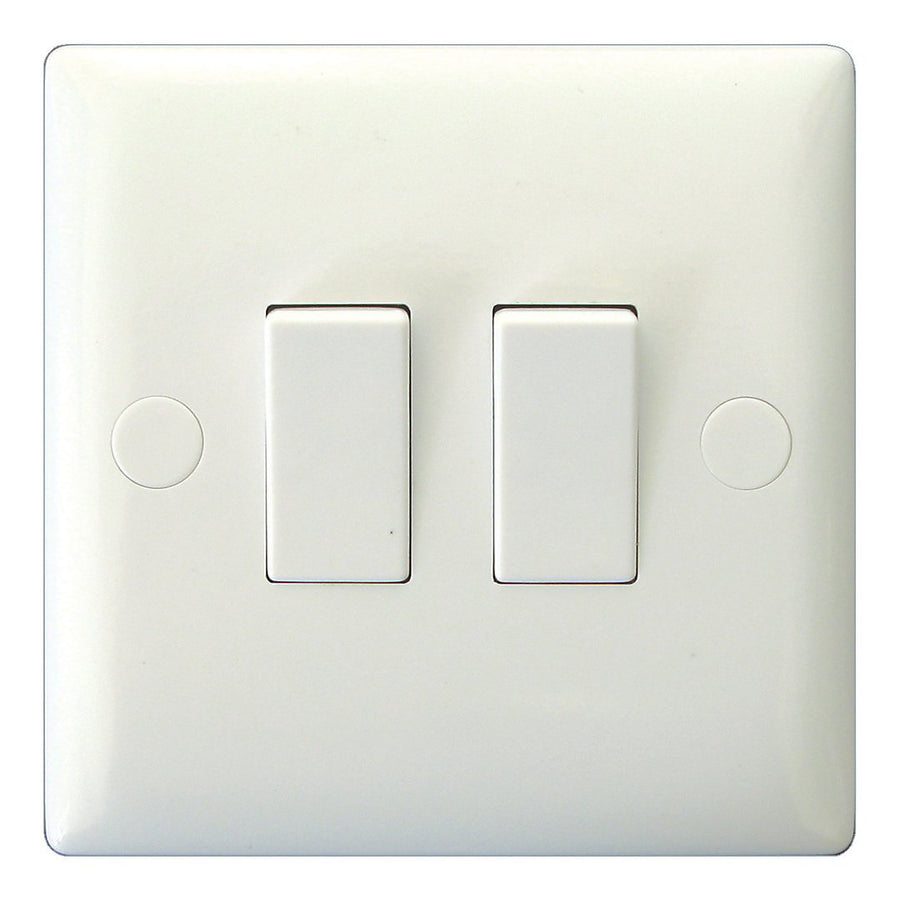 ELECTRICAL SWITCH 2 GANG 10A  2 WAY