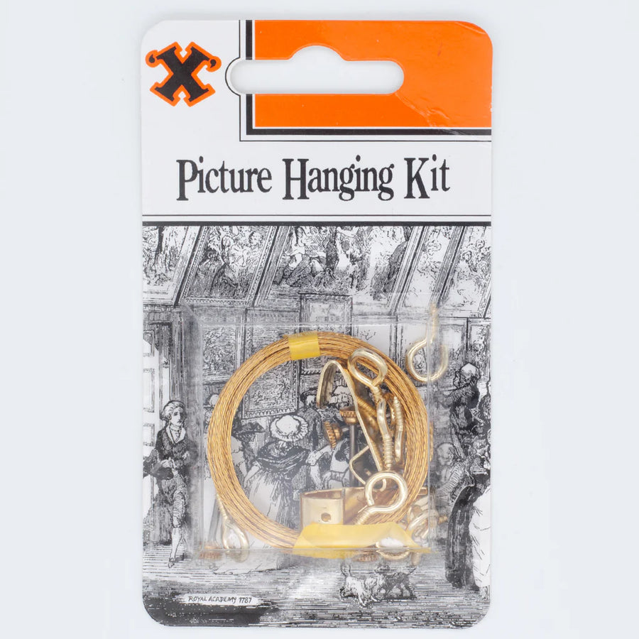 Solid Brass/Brass Plated Picture Hanging Kit