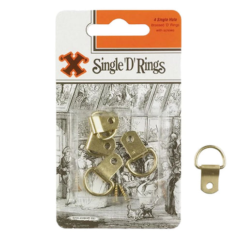 Single D Rings EB (4 Pack)
